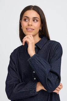 FRANSA CHICAGO DRESS 7 | UNWASHED BLUE DENIM