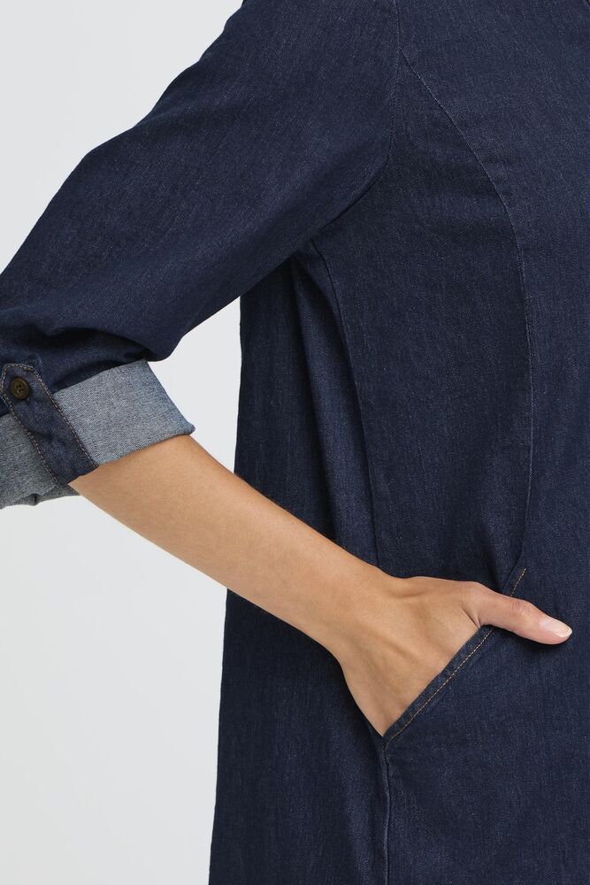 FRANSA CHICAGO DRESS | BLUE DENIM