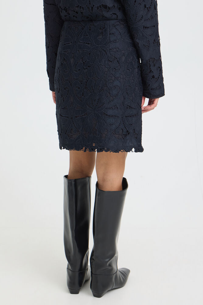 FRANSA GABRIELLE SKIRT | SALUTE BLUE
