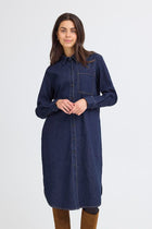 FRANSA CHICAGO DRESS 4 | UNWASHED BLUE DENIM