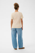 CREAM NAIA T-SHIRT | OATMEAL