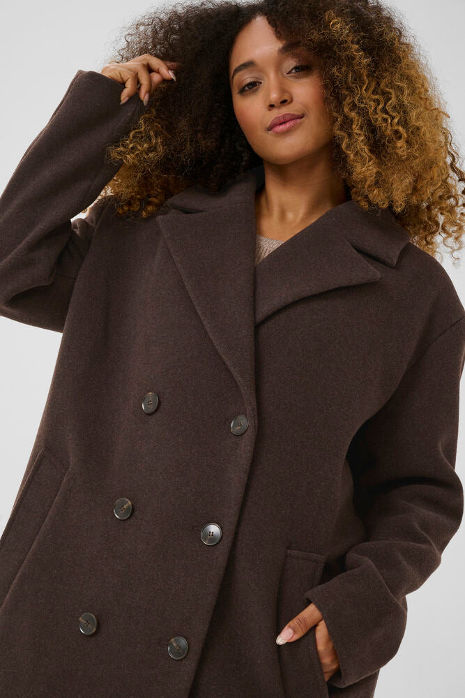 CREAM JAMEY COAT | JAVA