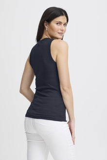 FRANSA HIZAMOND TOP | DARK BLUE