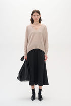 IN WEAR LUKKA PULLOVER | BEIGE MELANGE - BROWN