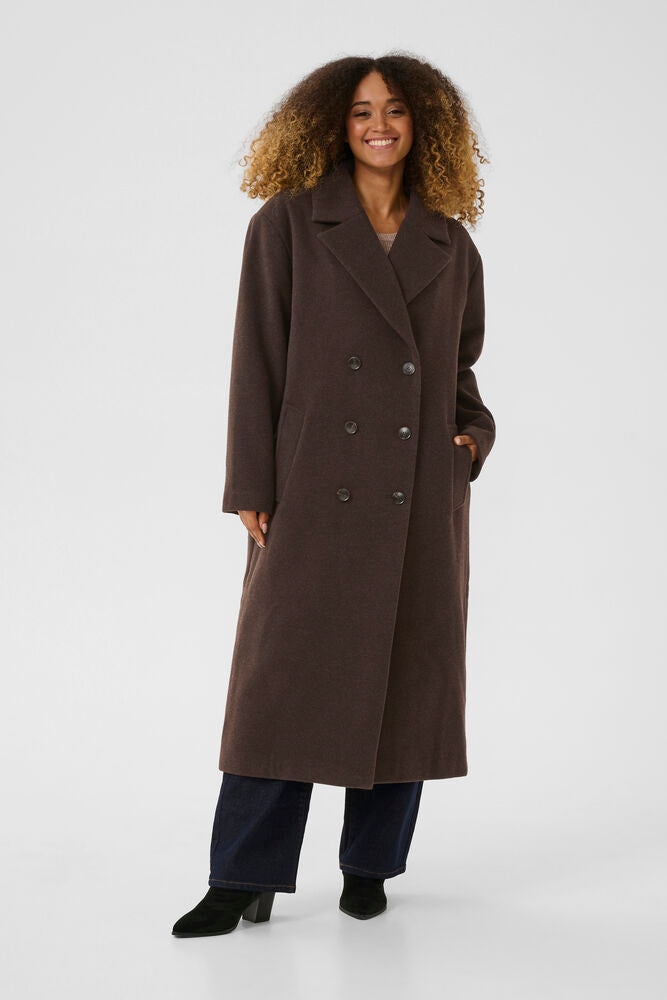 CREAM JAMEY COAT | JAVA