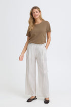 FRANSA ZASHOULDER TEE | BROWN