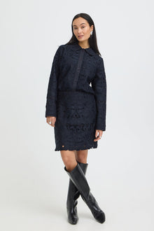 FRANSA GABRIELLE SKIRT | SALUTE BLUE