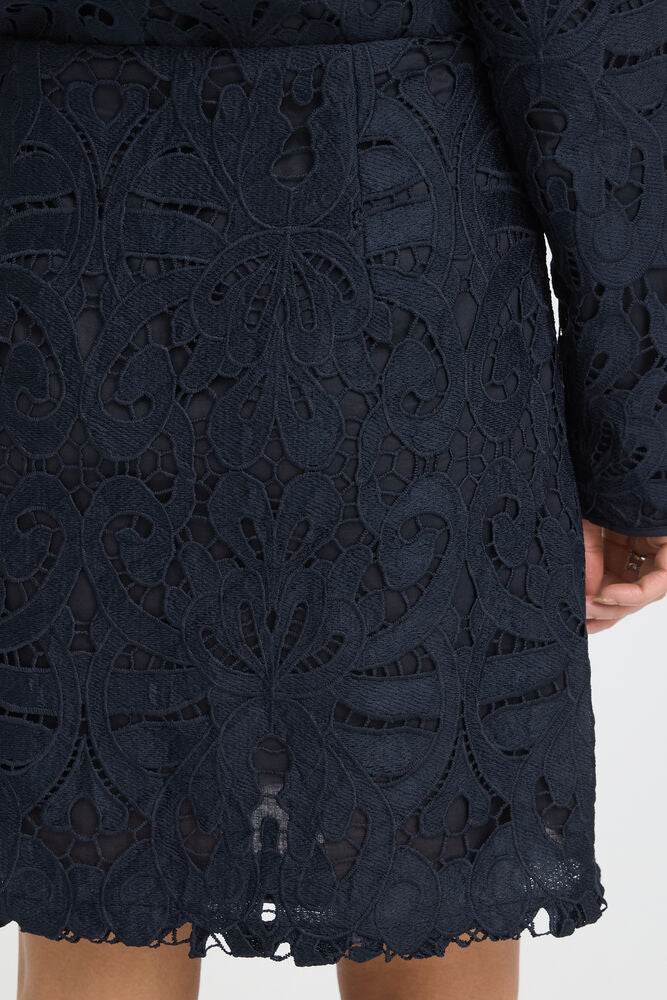 FRANSA GABRIELLE SKIRT | SALUTE BLUE