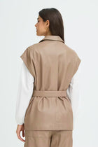 FRANSA LEX WAISTCOAT | PINE BARK