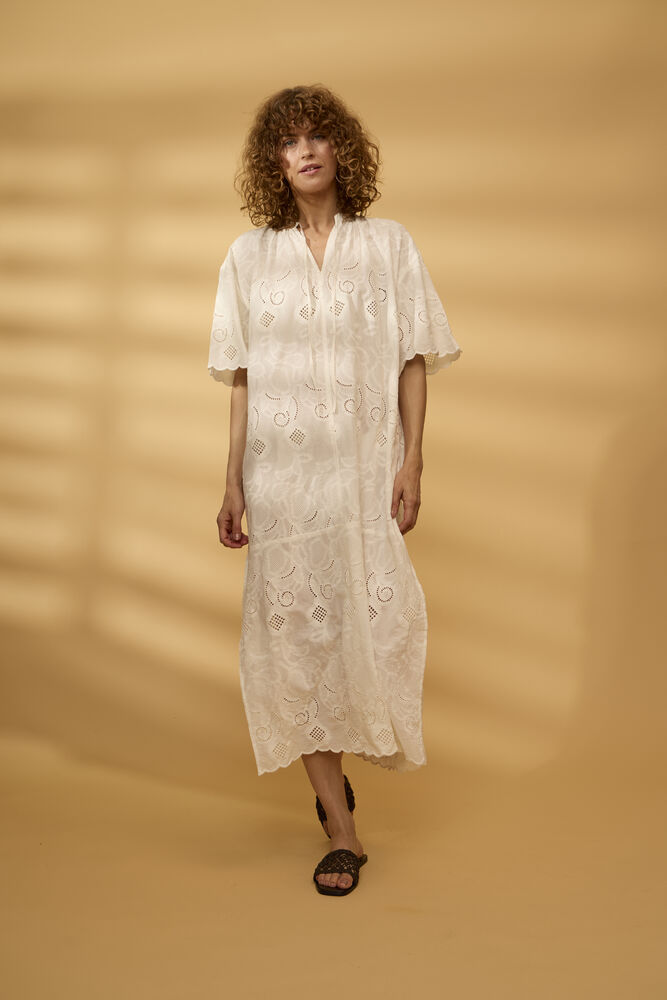 FRANSA PAMA DRESS | WHISPER WHITE