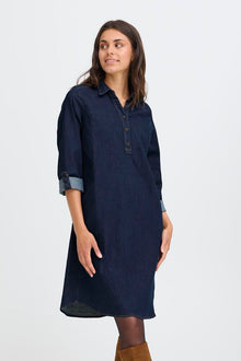 FRANSA CHICAGO DRESS | BLUE DENIM