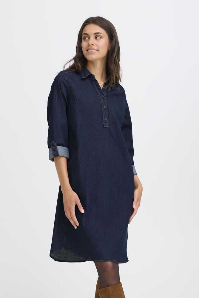 FRANSA CHICAGO DRESS | BLUE DENIM