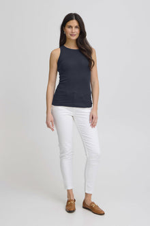 FRANSA HIZAMOND TOP | DARK BLUE