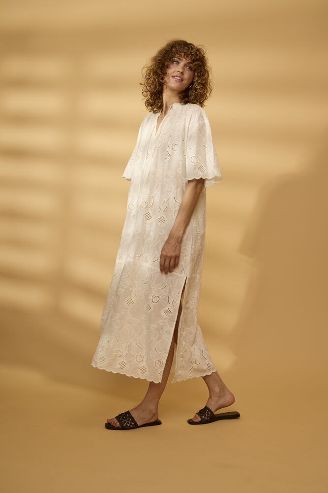 FRANSA PAMA DRESS | WHISPER WHITE