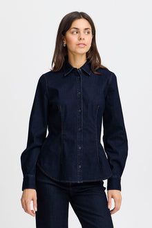FRANSA CHICAGO SHIRT | UNWASHED BLUE DENIM