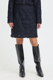 FRANSA GABRIELLE SKIRT | SALUTE BLUE