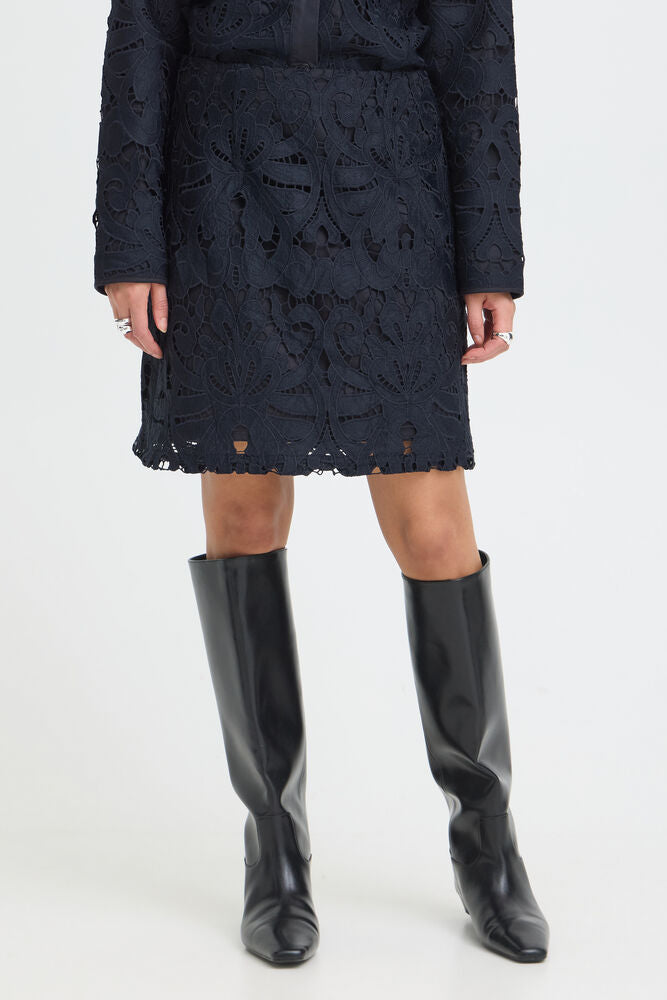 FRANSA GABRIELLE SKIRT | SALUTE BLUE