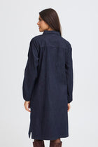 FRANSA CHICAGO DRESS 7 | UNWASHED BLUE DENIM