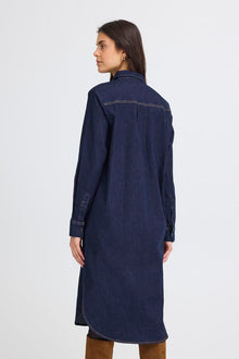 FRANSA CHICAGO DRESS 4 | UNWASHED BLUE DENIM