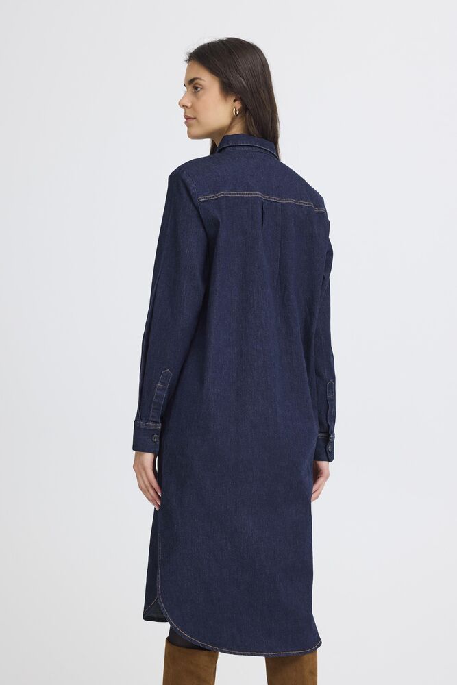 FRANSA CHICAGO DRESS 4 | UNWASHED BLUE DENIM