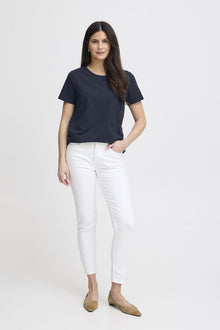 FRANSA ZASHOULDER TEE | DARK BLUE
