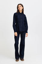 FRANSA CHICAGO SHIRT | UNWASHED BLUE DENIM