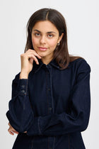 FRANSA CHICAGO SHIRT | UNWASHED BLUE DENIM