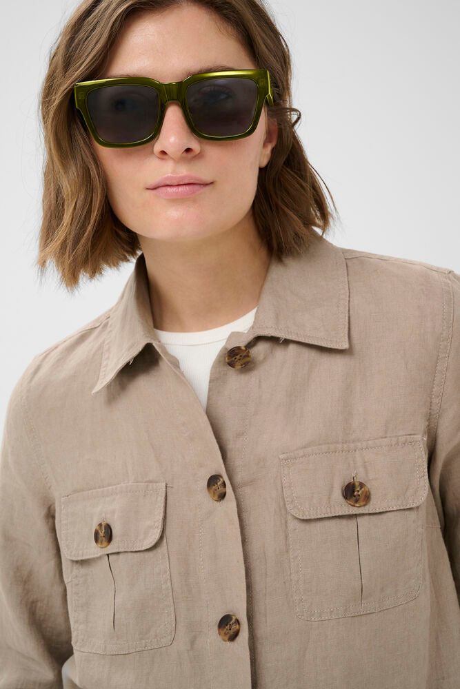 PART TWO SAFINE SUNGLASSES | LICHEN GREEN