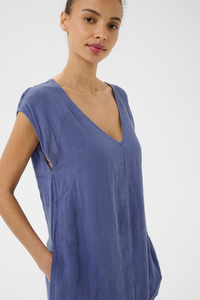 PART TWO BRIANNE DRESS | BLUE INDIGO