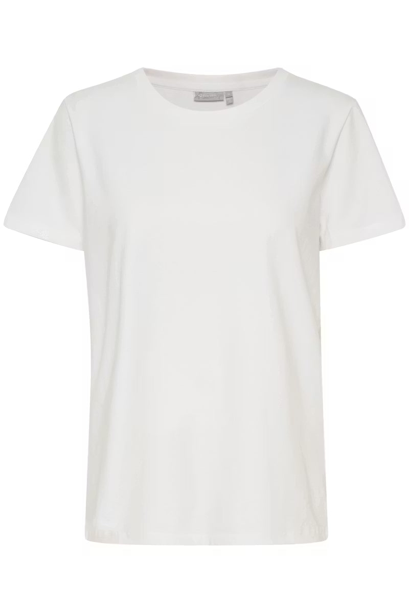 FRANSA ZASHOULDER TEE | ANTIQUE WHITE