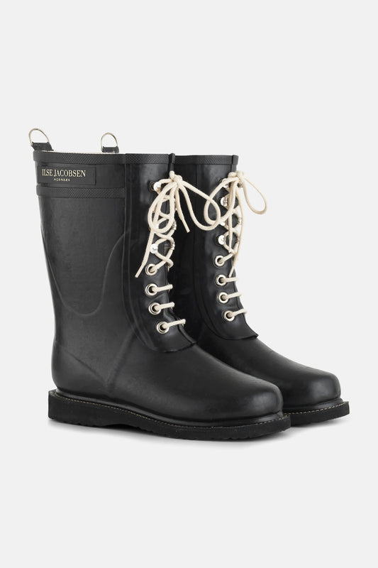 ILSE JACOBSEN 3/4 RUBBER BOOT | BLACK