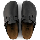 BIRKENSTOCK BOSTON OILED LEATHER | BLACK