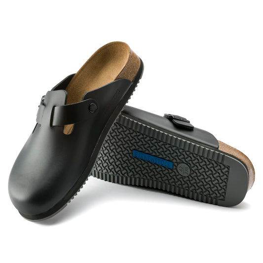 BIRKENSTOCK BOSTON SUPER GRIP | Black