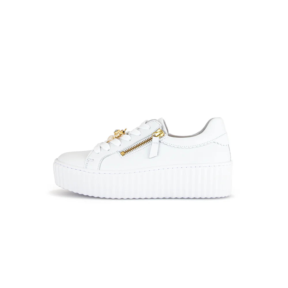 GABOR PLATFORM SNEAKER | WHITE