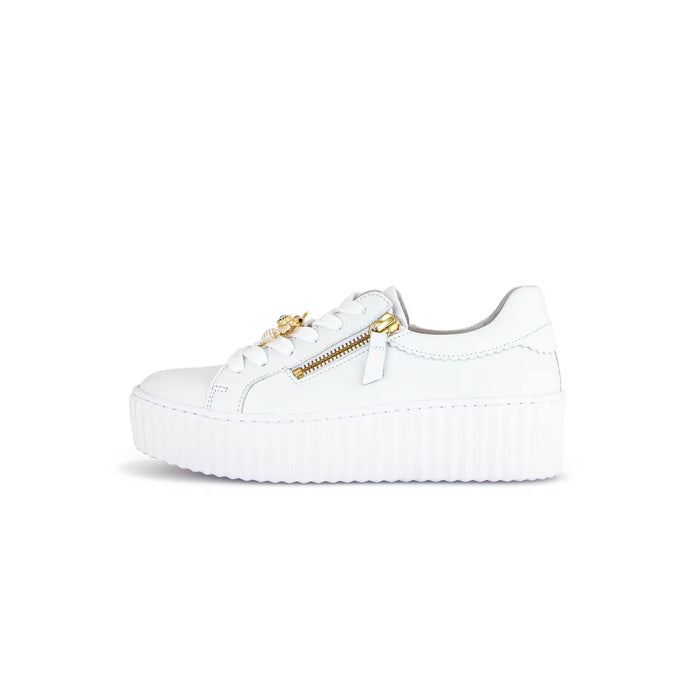 GABOR PLATFORM SNEAKER | WHITE
