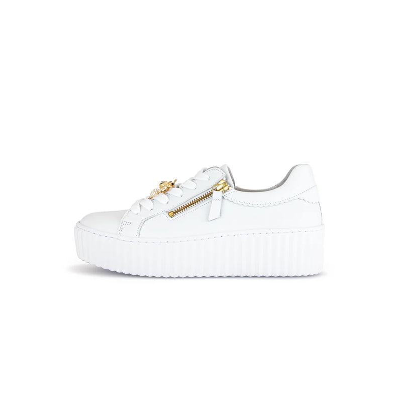 GABOR PLATFORM SNEAKER | WHITE