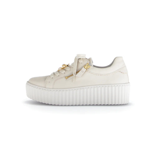 GABOR PLATFORM SNEAKER | CREAM