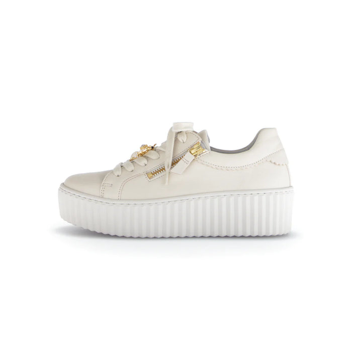 GABOR PLATFORM SNEAKER | CREAM