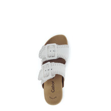 GABOR  2-STRAP SANDAL | OFF WHITE