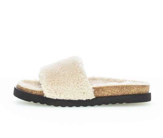 GABOR WOOL SLIPPER | BEIGE