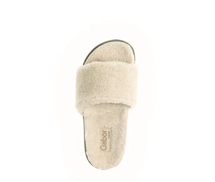 GABOR WOOL SLIPPER | BEIGE