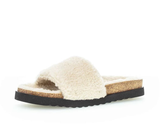 GABOR WOOL SLIPPER | BEIGE