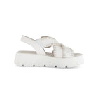 GABOR X-STRAP SANDAL | OFF WHITE