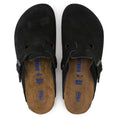 Load image into Gallery viewer, BIRKENSTOCK BOSTON SOFT FOOTBED SUEDE | BLACK
