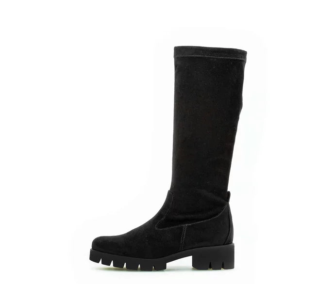 GABOR Sporty Tall Boot | Black