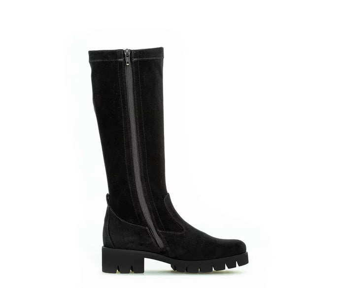 GABOR Sporty Tall Boot | Black