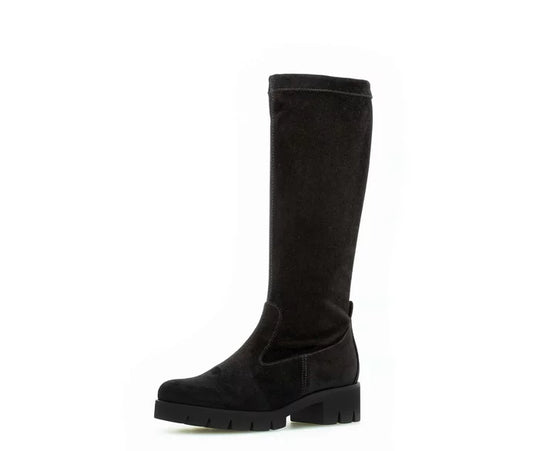 GABOR Sporty Tall Boot | Black