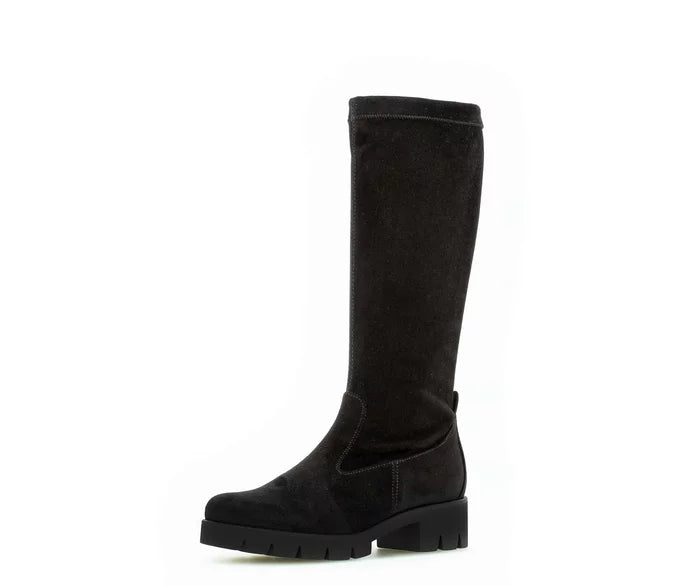 GABOR SPORTY TALL BOOT | BLACK