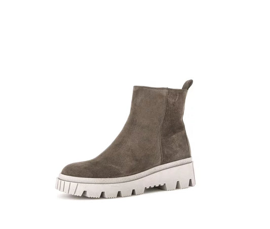 GABOR BIKER BOOT | Gray SUEDE