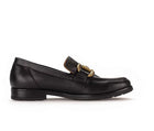 GABOR COMFORT LEATHER LOAFER | BLACK